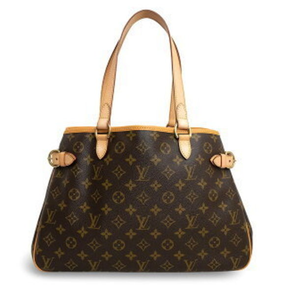 Louis Vuitton Batignolles Tote Bag Monogram Brown Leather - Picture 1 of 9